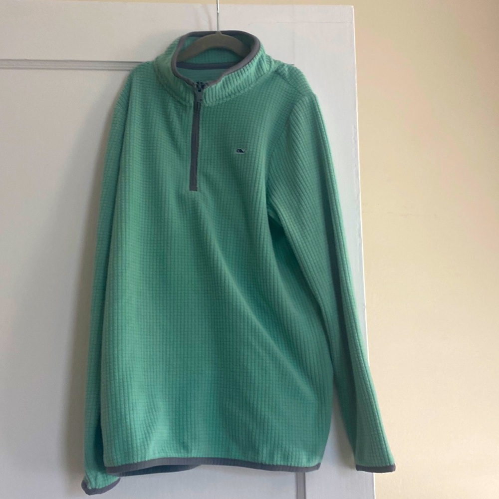 Mint Green Quarter-Zip boys Sweater